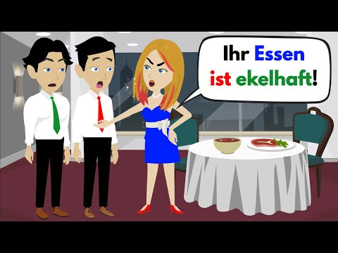 Deutsch lernen | Sophia wollte viel Geld, um das Restaurant zu loben! Wortschatz und wichtige Verben