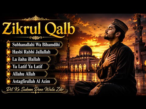 Subhanallahi Wa Bihamdihi 🌙 Hasbi Rabbi Jallallah | Beautiful Zikr Heart Touching | Allahu Alla