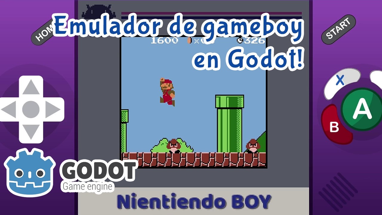 Emulador de GAMEBOY en mi proyecto con GODOT ENGINE 4