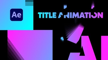 Tetris inspired Title Animation | After Effects Tutorial