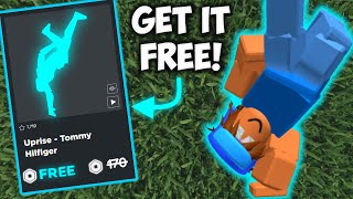 How to get TOMMY HILFIGER Emotes FREE! Roblox