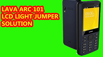 Lava ARC 101 Lcd light jumper solution/Lava arc 101 lcd light repair/by Jeman creation