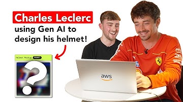 We used AI to design Charles Leclerc