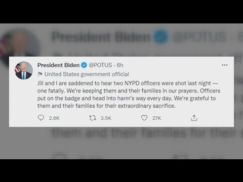 President Biden Expresses Sympathy, Support For NYPD After Deadly Harlem Shooting