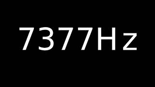 Speaker Sound Test 7377Hz