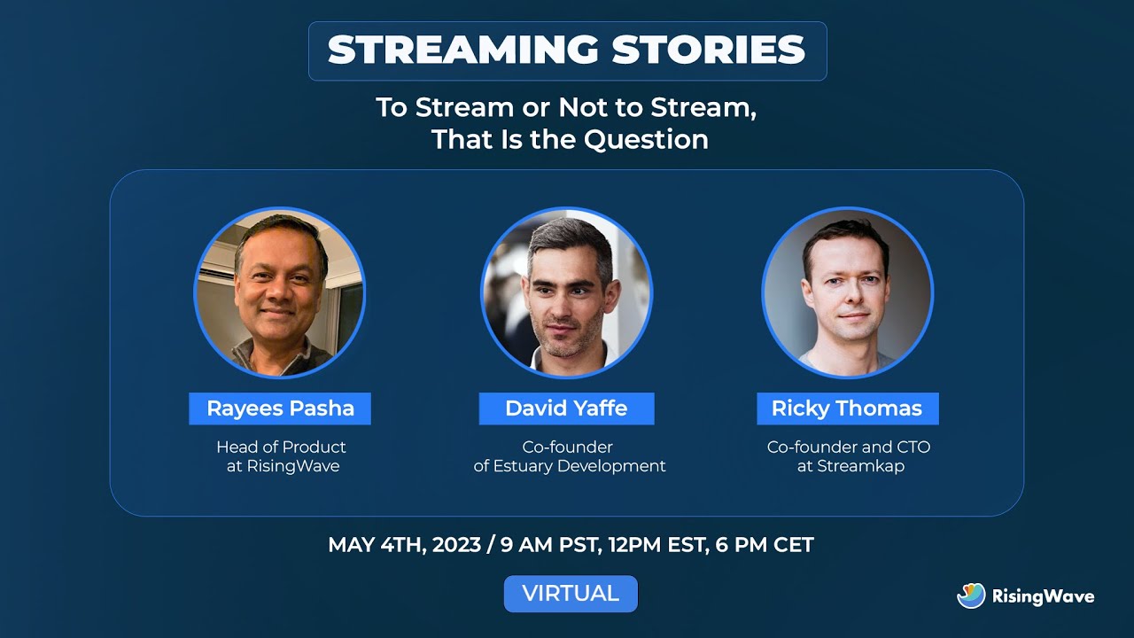 Streaming Stories #6: To Stream or Not to Stream, That Is the Question
