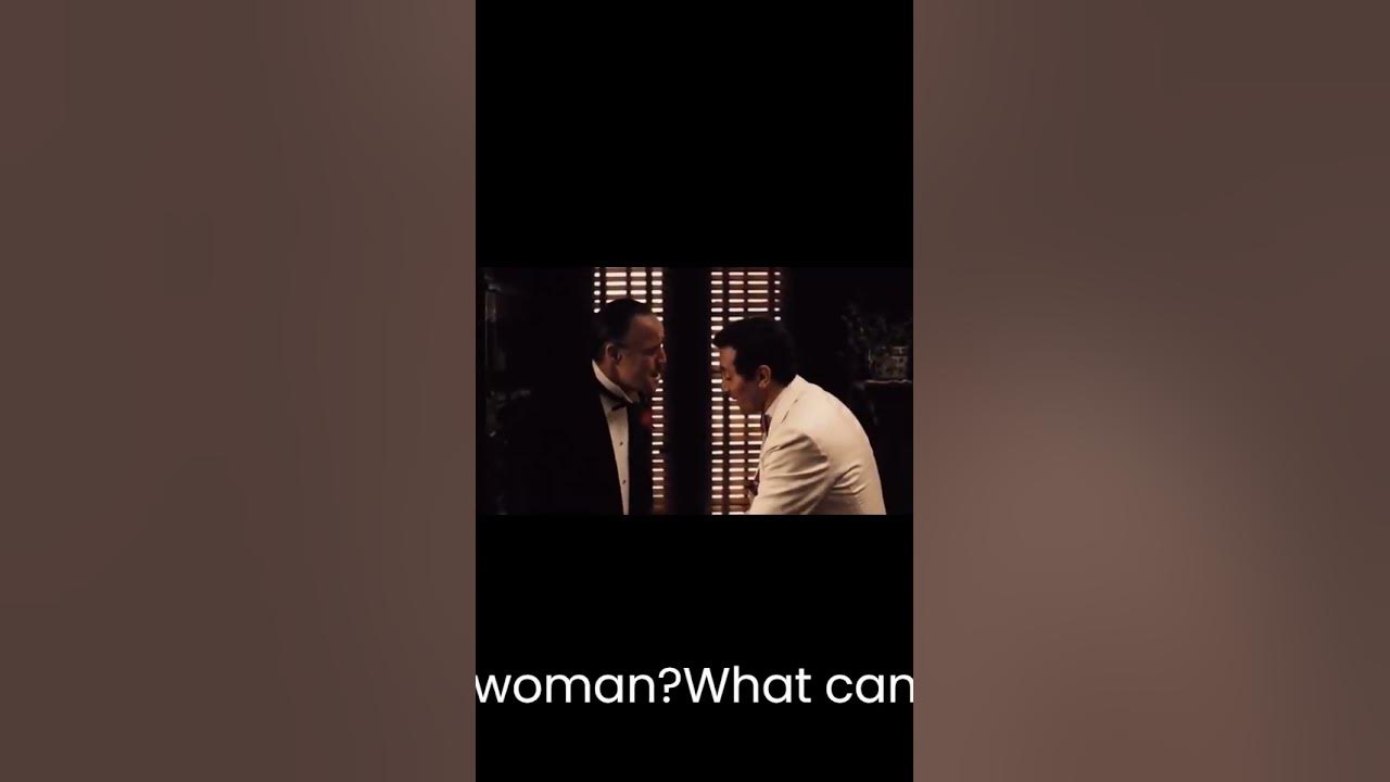 The Godfather Best Scene - YouTube