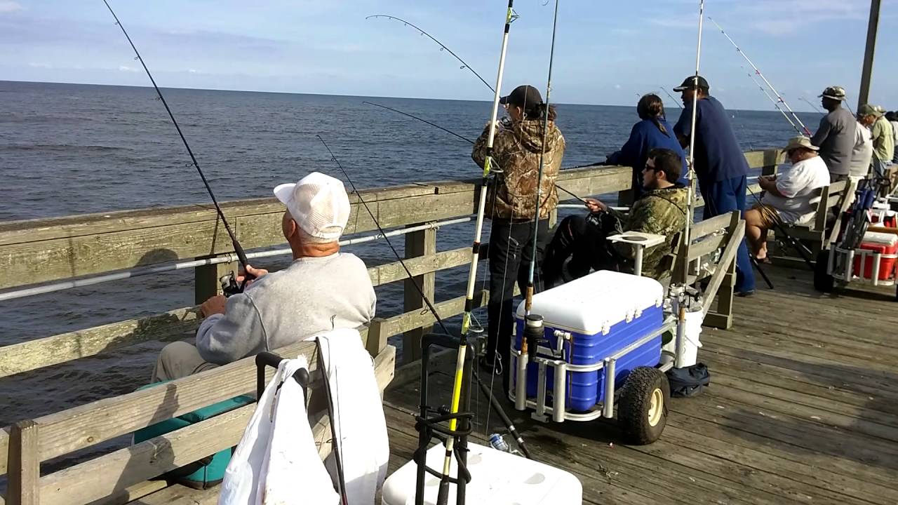 101416 Seaview Fishing Pier Fishing Report YouTube