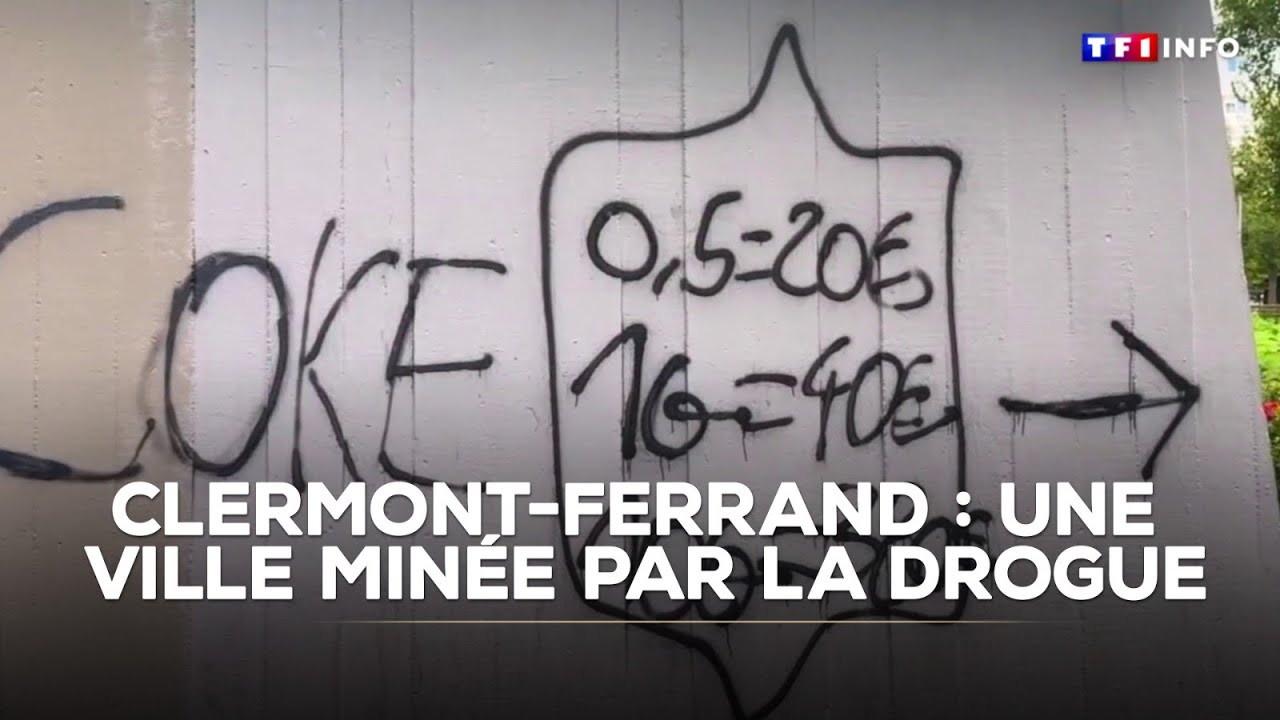 Immersion à Clermont-Ferrand : une ville minée par la drogue｜TF1 INFO