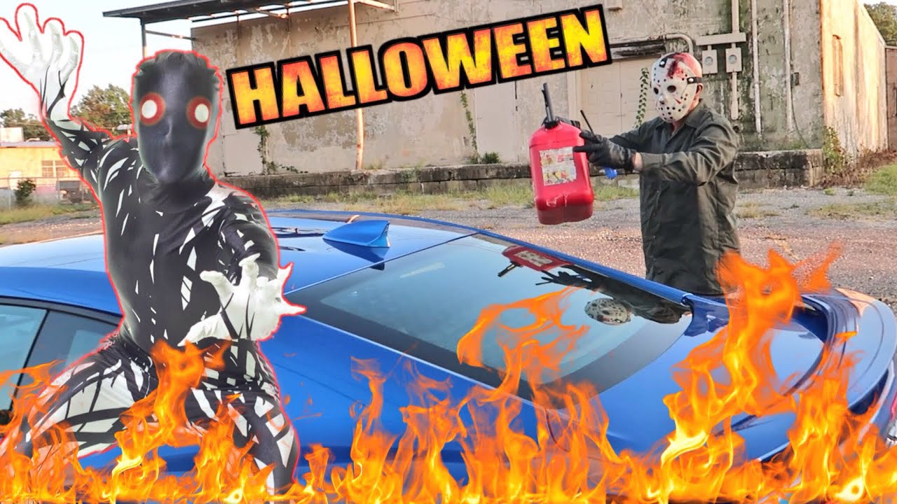 Jason Voorhees Torches My Camaro - Ice Demon Returns to Face Game Masters Halloween Challenge