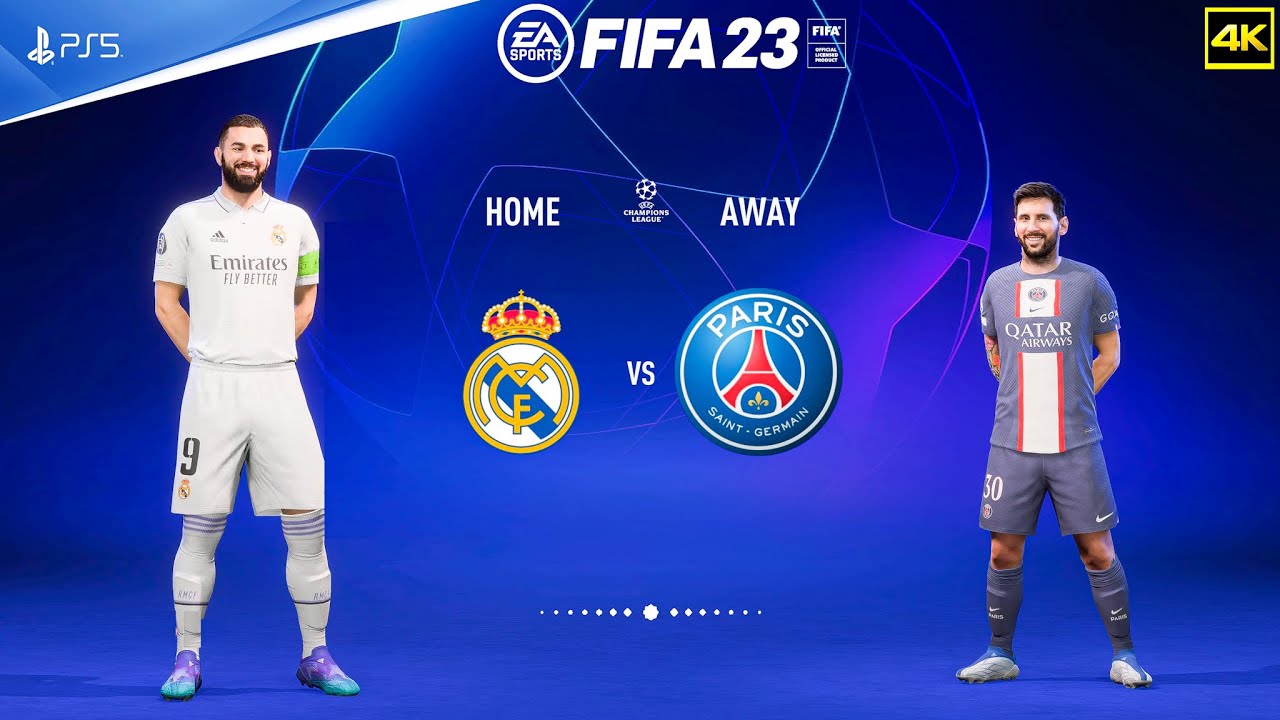 FIFA 23 - Real Madrid vs PSG - UEFA Champions League Final Match