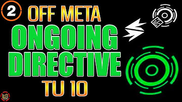 OFF-META ONGOING DIRECTIVE / THE DIVISION 2 / TU10 / PVE