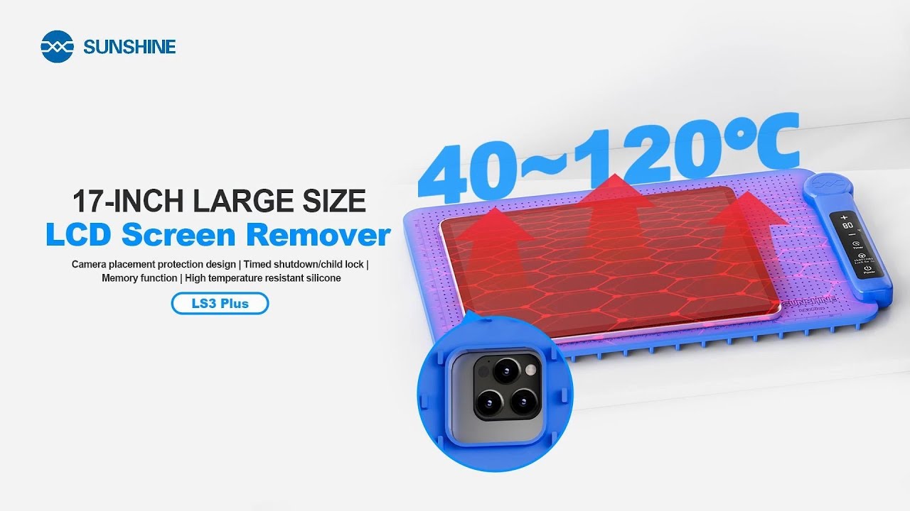 Sunshine Less Screen SUNSHINE LS3 Plus LCD Screen Separator - YouTube