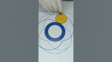 How a Spirograph Creates Perfect Geometric Art #spirograph #satisfying #diy