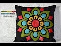 Patchwork Mandala - FREE Download Applique (Šablona zdarma ke stažení) Tutorial LizaDecor.com