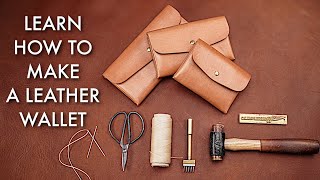 How to Make a Leather Wallet with Inside Zipper Pocket