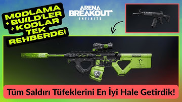 Saldırı Tüfekleri için En Doğru Modlama Rehberi — Tüm Build’ler ve Kodlar | Arena Breakout Infinite