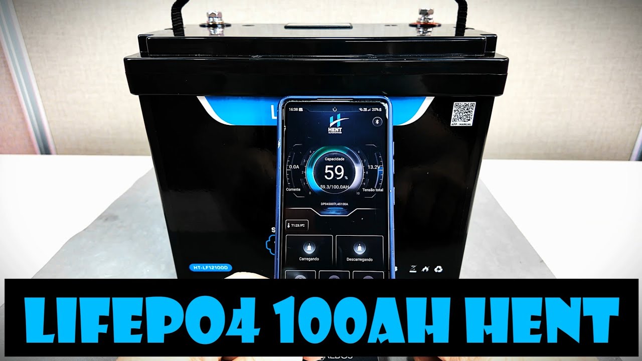 BATERIA LIFEPO4 HENT 100AH 12V