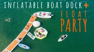 Portable Boat Dock turns into a party  🎊🏄☀️🔝 by Tower Beach Club 2,749 views 5 years ago 2 minutes, 7 seconds