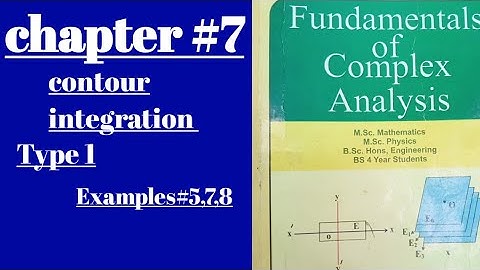 Complex Analysis// Contour Integration// chapter #7// Type 1//Example 5,7,8