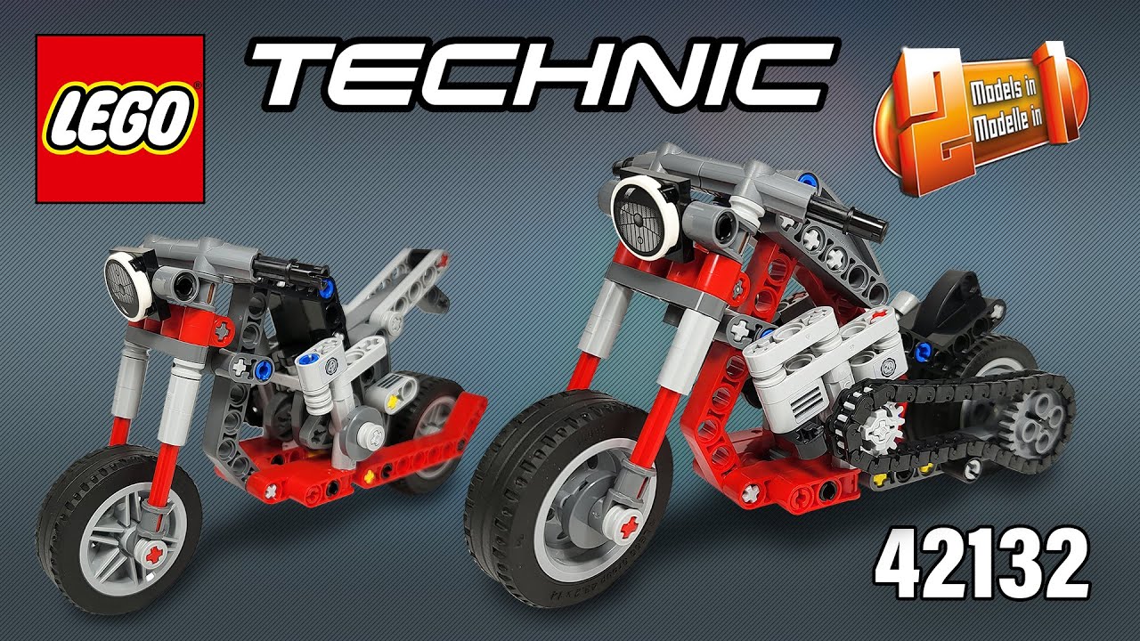 Om toestemming te geven het beleid paddestoel LEGO® Technic™ 2-in-1 Motorcycle & Adventure Bike (42132)[163 pcs] Building  Instructions | TBB - YouTube