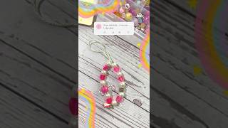 DIY PHONE CHARM ✨ صنع تعليقة للتلفون بالخرز #خرز