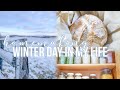 WINTER DAY IN MY LIFE | Homemaking, small pantry organization, baking bread! 2022