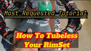 Tutorial how to Tubeless your Rimset