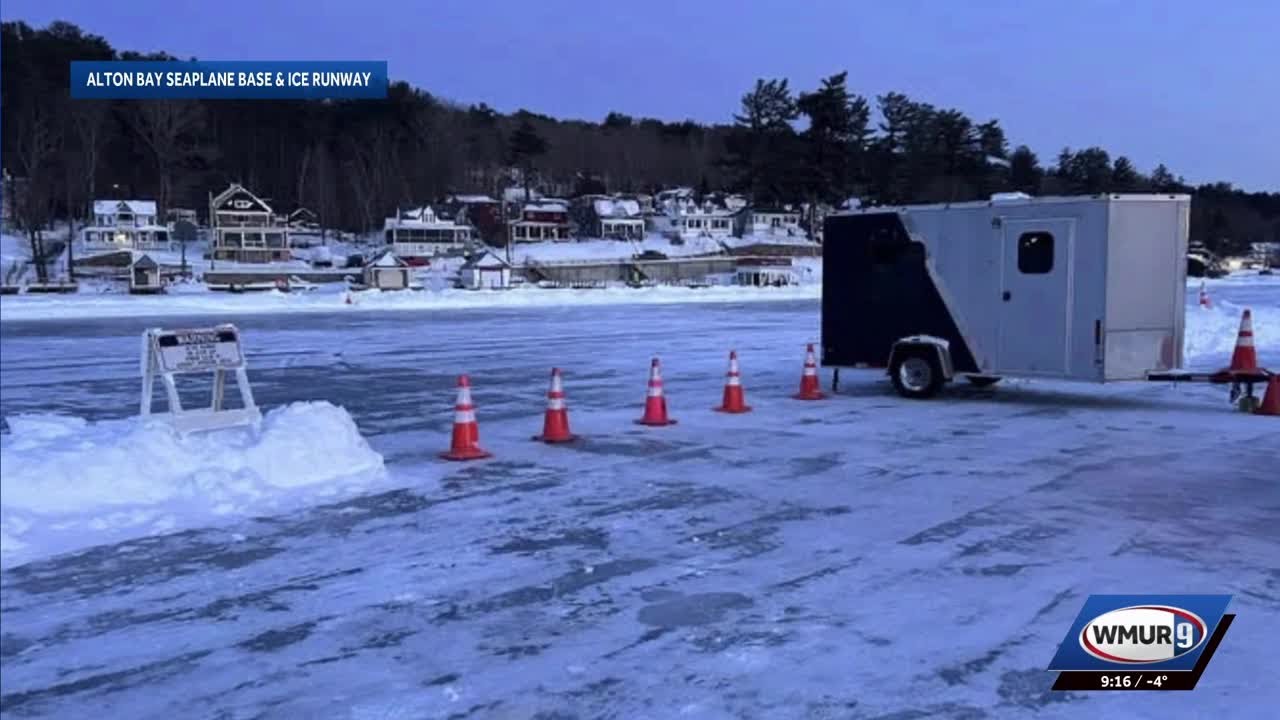 Alton Bay Ice Runway opens for the season