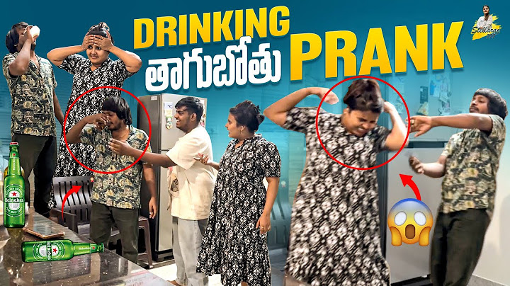 Drinking తాగుబోతు Prank ॥ Yadammaraju | Stellaraj777