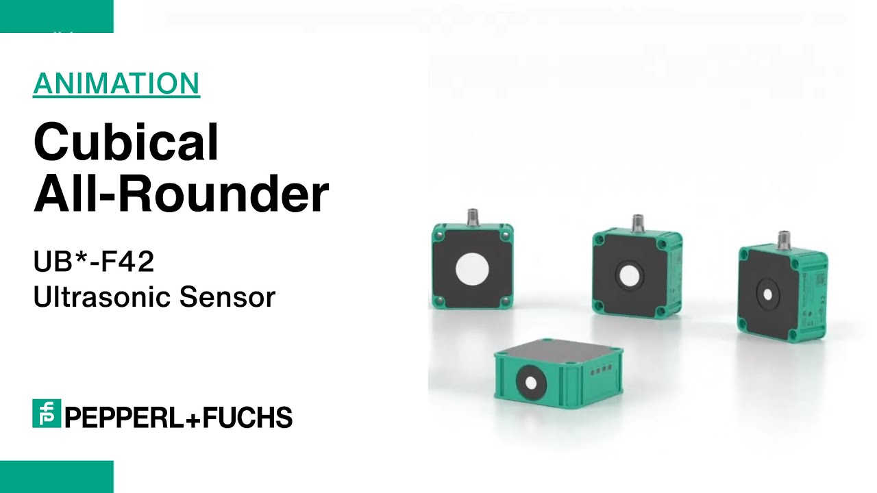 UB*-F42 Ultrasonic Sensor with IO-Link: Cubical All-Rounder - YouTube