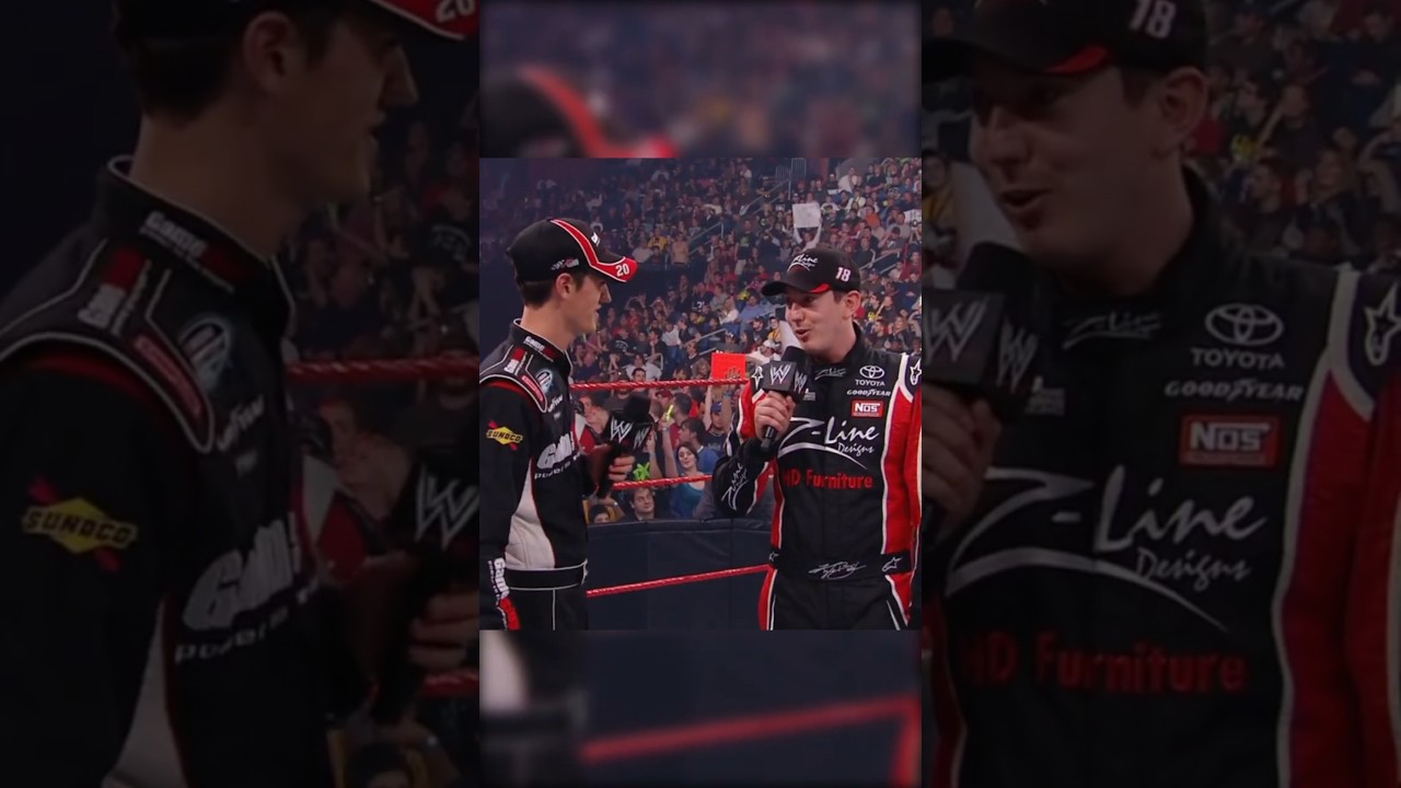 RIP Kyle Busch #shorts #wwe #wwf #wrestling #raw #smackdown #wrestlemania #nascar