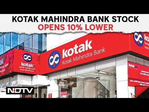 Kotak Bank Share News Today | Kotak Mahindra Bank&#39;s Share Slides Over 10% Day After RBI Action