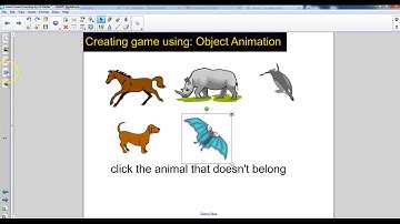 Smart Notebook tutorial_Object ANIMATION