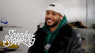 Carmelo Anthony Goes Sneaker Shopping With Complex