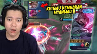 Review Skin Hanabi Pake Akun Myanmar dan Emblem Pedang, Malah Ketemu Myanmar Asli?! - Mobile Legends