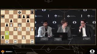 Post-game Press Conference with Vidit Gujrathi and Fabiano Caruana | Round 5 | FIDE Candidates