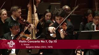 Augustin Hadelich - Britten Violin Concerto, Jukka-Pekka Saraste, Detroit Symphony LIVE