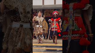 Chinese Man Wears Traditional Zulu Outfit For His Wife.