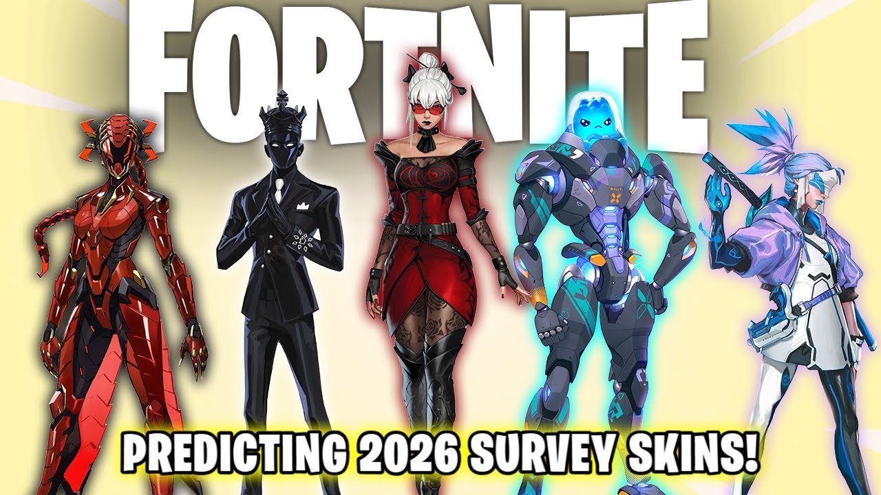 Прогнозируем, какие скины из опросов Fortnite мы получим в 2026 году!
