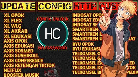 🔴UPDATE CONFIG TERBARU - XL AKRAB | AXIS EDUKASI | AXIS SUSHIROLL | XL WLG / Flex | ALL OPERATOR