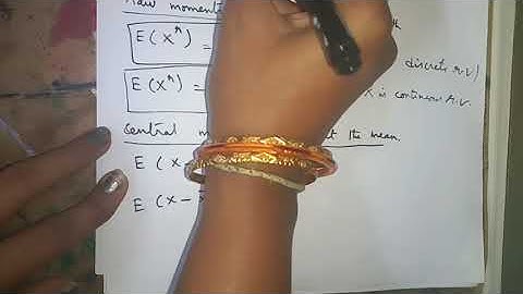 Mathematical Expectation, Moments, MGF