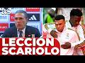 SCARIOLO DA UNA LECCIÓN CLAVE: LO QUE MUCHOS PIDEN PARA EL REAL MADRID DE FÚTBOL