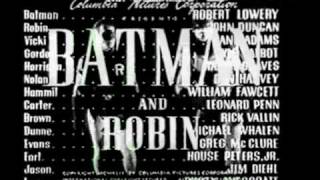 Batman and Robin - serial 1949 Batman and Robin - serial 1949