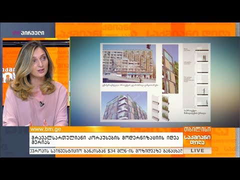 მრავალსართულიანი კორპუსების მოდერნიზაციის იდეა მერიას