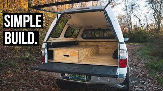 Simple Truck Bed Camper Build | First Gen Tacoma 4x4