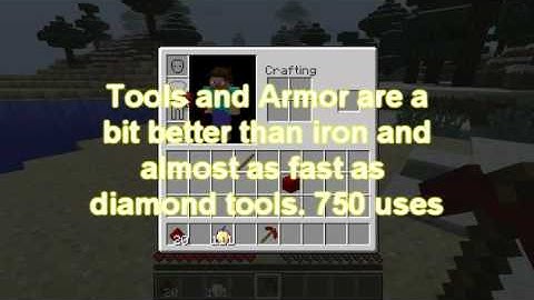 Mod Mondays Episode 8 : RedStone Tools & Armor