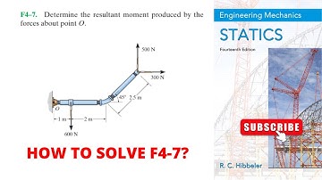 F4-7 hibbeler statics chapter 4 | Hibbeler Statics | Hibbeler