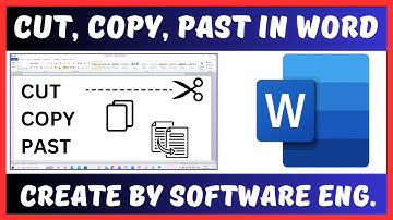 How to Use Cut Copy And Past Options in Ms Word | How to Cut, Copy and Past in Microsoft Word