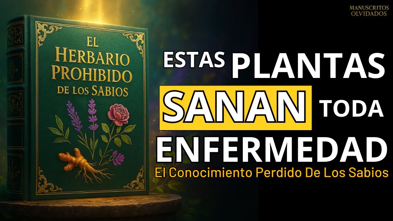 EL HERBARIO PROHIBIDO DE LOS SABIOS | 12 PLANTAS para SANAR MENTE, CUERPO y ESPÍRITU (Audiolibro)